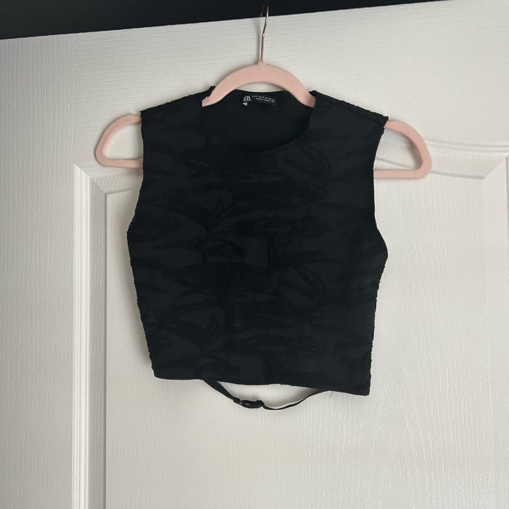 Zara high neck top